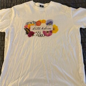 Kith and Kin White Tee with Floral Graphic